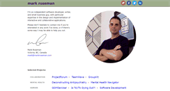 Desktop Screenshot of markroseman.com